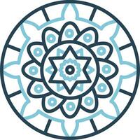 Mandala-Vektor-Symbol vektor