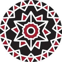 Mandala-Vektor-Symbol vektor