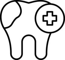 Dental Untersuchung Vektor Symbol