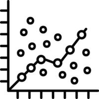 linear Regression Vektor Symbol