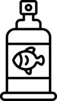 Fisch Öl Vektor Symbol