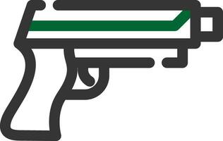 Waffe kreatives Icon-Design vektor