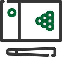 Snooker kreatives Icon-Design vektor