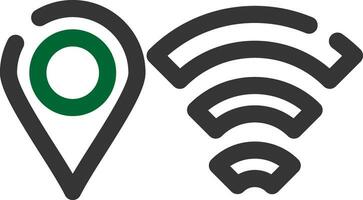 Wifi kreatives Icon-Design vektor