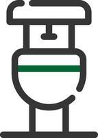 Toilette kreatives Icon-Design vektor