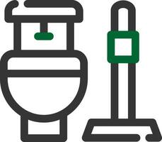 Toilette kreatives Icon-Design vektor