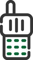 Walkie-Talkies kreatives Icon-Design vektor