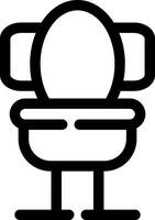 Toilette kreatives Icon-Design vektor