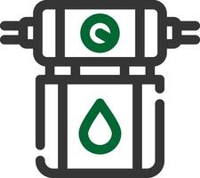 Wasserfilter kreatives Icon-Design vektor