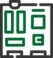 Motherboard kreatives Icon-Design vektor