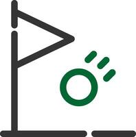 Golf kreatives Icon-Design vektor