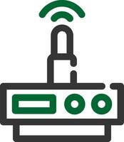 WLAN-Router kreatives Icon-Design vektor