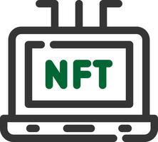 nft kreatives Icon-Design vektor