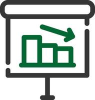 Analytics kreatives Icon-Design vektor