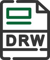 Drw kreativ Symbol Design vektor