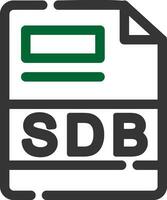 sdb kreativ Symbol Design vektor