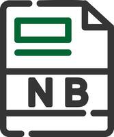 nb kreativ Symbol Design vektor