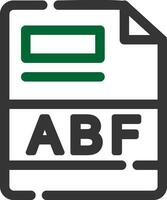 abf kreativ Symbol Design vektor