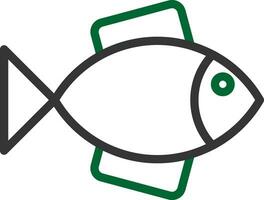 Fisch kreativ Symbol Design vektor