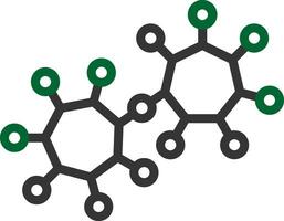 Moleküle kreativ Symbol Design vektor