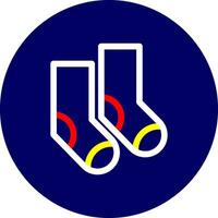 Socken kreatives Icon-Design vektor