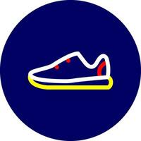 Turnschuhe kreatives Icon-Design vektor