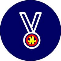 medalj kreativ ikon design vektor