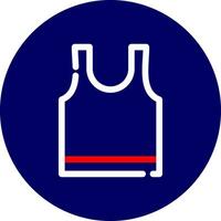 Tanktop kreatives Icon-Design vektor