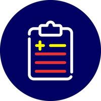 Diagnose kreatives Icon-Design vektor