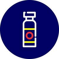 Wasserflasche kreatives Icon-Design vektor