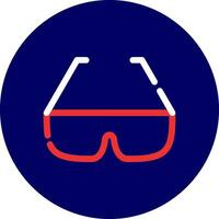 Brille kreatives Icon-Design vektor