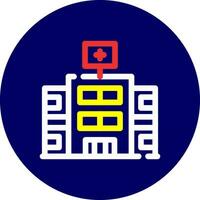 Krankenhaus kreatives Icon-Design vektor