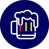 Bier kreatives Icon-Design vektor