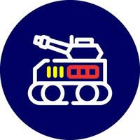 Tank kreatives Icon-Design vektor