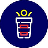 Bier Pong kreativ Symbol Design vektor