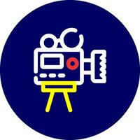 Videokamera kreatives Icon-Design vektor