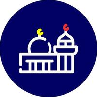 Moschee kreatives Icon-Design vektor