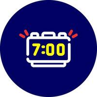 Alarm kreatives Icon-Design vektor