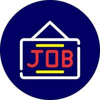 Job kreatives Icon-Design vektor