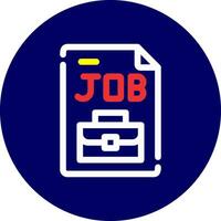 Job kreatives Icon-Design vektor