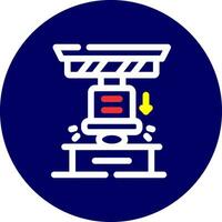 hydraulisches kreatives Icon-Design vektor