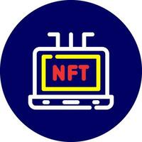 nft kreatives Icon-Design vektor