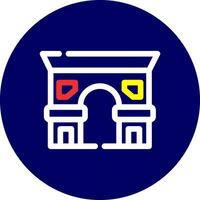 Arc de Triomphe kreatives Icon-Design vektor