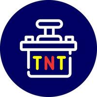 tnt kreatives Icon-Design vektor