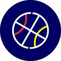 Basketball kreatives Icon-Design vektor