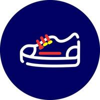 Baby Schuhe kreativ Symbol Design vektor