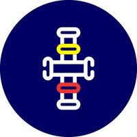 Pipeline kreatives Icon-Design vektor