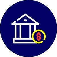 Bankwesen Gebühren kreativ Symbol Design vektor