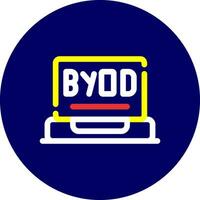 byod Tour kreativ Symbol Design vektor