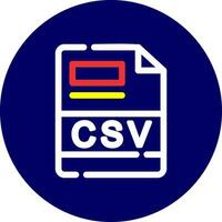 csv kreativ Symbol Design vektor